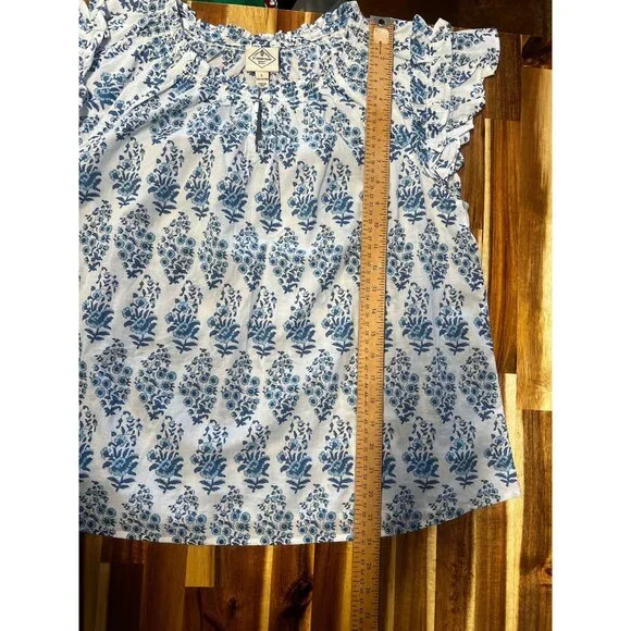 St John’s Bay women’s blouse, size large 100 % cotton - Picture 8 of 8